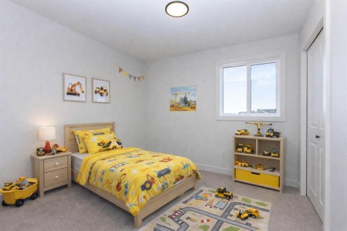 60 Trinity Street, Lacombe, AB - Indoor Photo Showing Bedroom