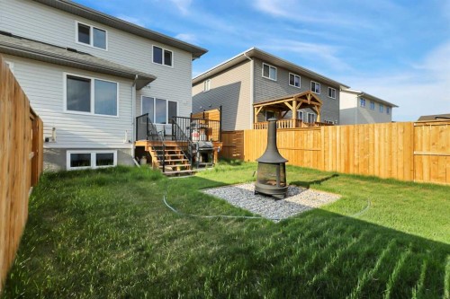 18 Athens Place, Blackfalds, AB - Outdoor With Deck Patio Veranda