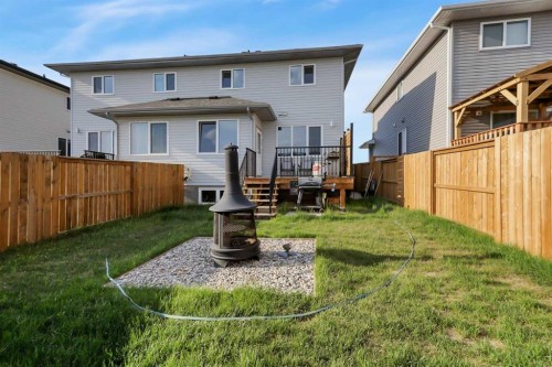 18 Athens Place, Blackfalds, AB - Outdoor With Deck Patio Veranda