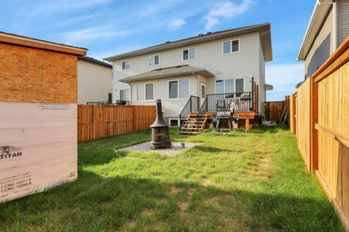18 Athens Place, Blackfalds, AB - Outdoor With Deck Patio Veranda