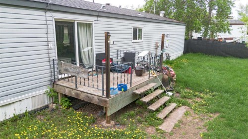 2 Elm Close, Erskine, AB - Outdoor With Deck Patio Veranda With Exterior