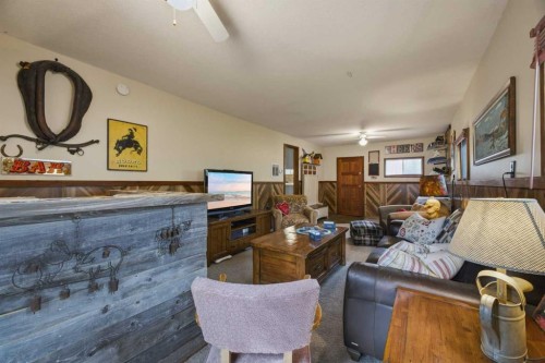 20-41513 Highway 771, Rural Lacombe County, AB - Indoor Photo Showing Other Room With Fireplace