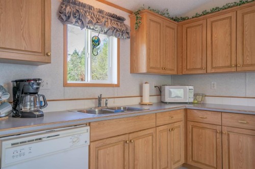 201 433042 Range Road 221, Rural Ponoka County, AB - Indoor Photo Showing Kitchen With Double Sink