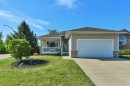 1 Spruce Close, Lacombe, AB  - Outdoor With Deck Patio Veranda With Facade 