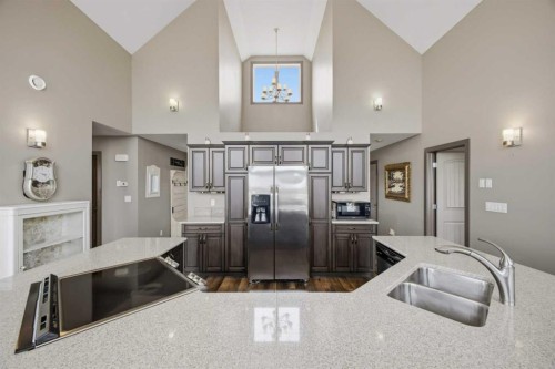 1 Aspen Rise, Parkland Beach, AB - Indoor Photo Showing Kitchen With Double Sink With Upgraded Kitchen