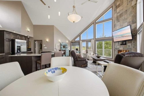 1 Aspen Rise, Parkland Beach, AB - Indoor Photo Showing Dining Room