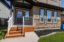 87 Almond Crescent, Blackfalds, AB  - Outdoor With Deck Patio Veranda 