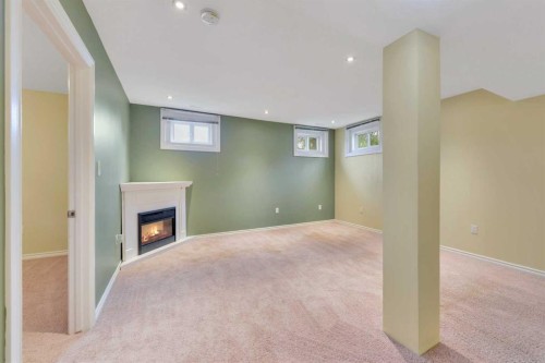 4030 51A Street, Red Deer, AB - Indoor With Fireplace