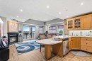 401-5100 Lakeshore Drive, Sylvan Lake, AB  - Indoor With Fireplace 