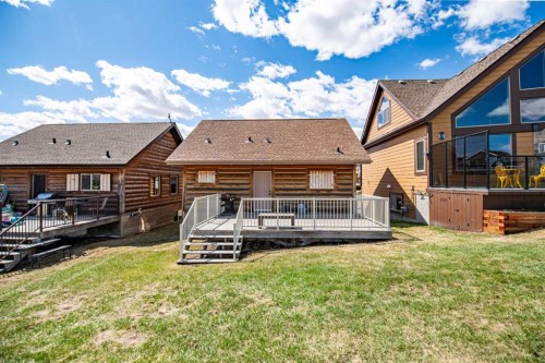 4024-25054 South Pine Lake Road, Rural Red Deer County, AB - Outdoor With Deck Patio Veranda