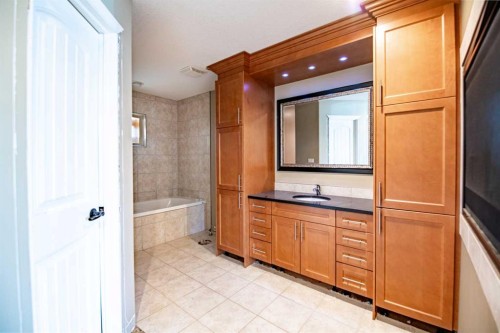 4024-25054 South Pine Lake Road, Rural Red Deer County, AB - Indoor Photo Showing Bathroom