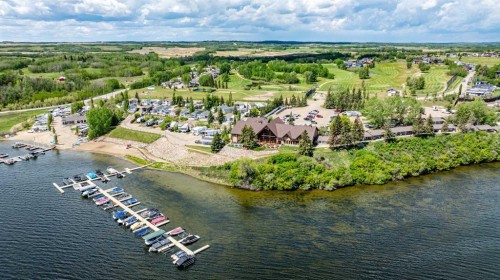 4024-25054 South Pine Lake Road, Rural Red Deer County, AB - Outdoor With Body Of Water With View