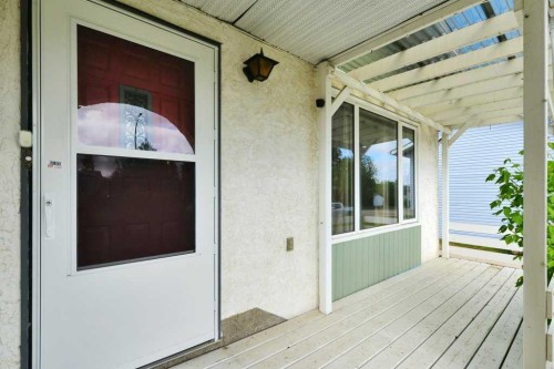 22 Blackstone Avenue, Lacombe, AB - Outdoor With Deck Patio Veranda With Exterior