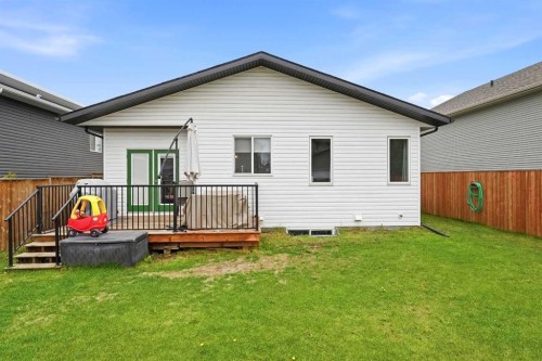 77 Murphy Close, Blackfalds, AB - Outdoor With Deck Patio Veranda With Exterior