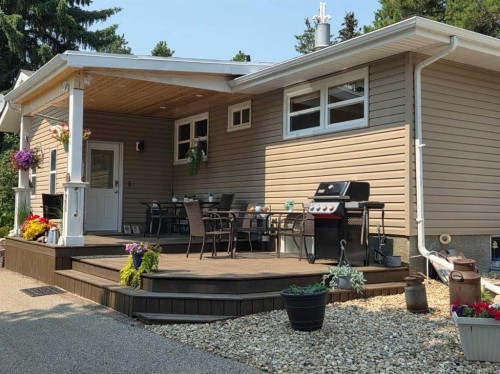3, 26575 Hwy 11, Rural Red Deer County, AB - Outdoor With Deck Patio Veranda