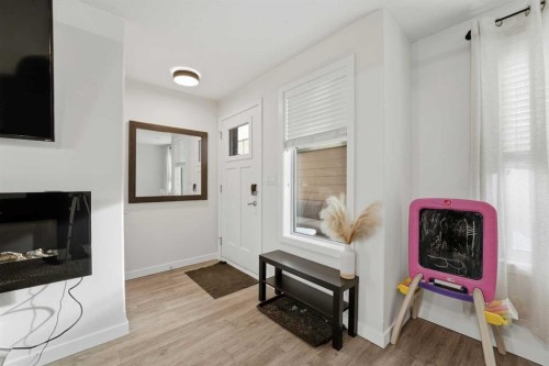 906-339 Viscount Drive, Red Deer, AB - Indoor With Fireplace