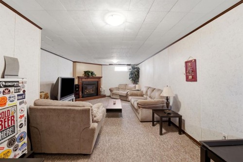 26 Odstone Green, Red Deer, AB - Indoor With Fireplace