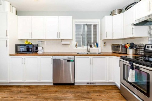 19 Ibbotson Close, Red Deer, AB - Indoor Photo Showing Kitchen With Double Sink