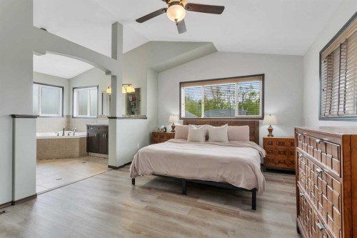 50 Wilkinson Circle, Sylvan Lake, AB - Indoor Photo Showing Bedroom