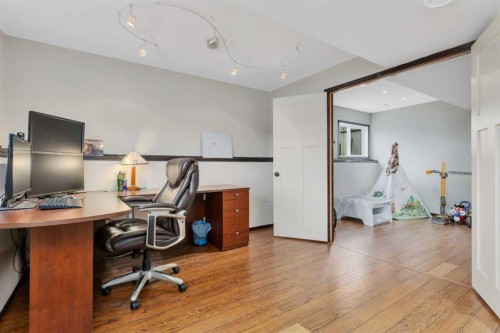 50 Wilkinson Circle, Sylvan Lake, AB - Indoor Photo Showing Office