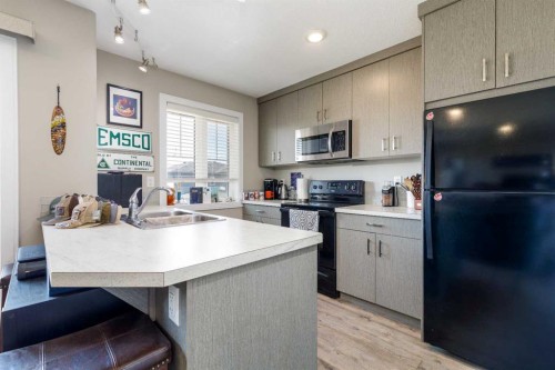 475 Townsend Street, Red Deer, AB - Indoor Photo Showing Kitchen With Double Sink