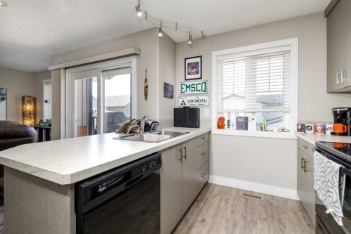 475 Townsend Street, Red Deer, AB - Indoor Photo Showing Kitchen With Double Sink