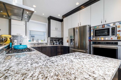 475 Townsend Street, Red Deer, AB - Indoor Photo Showing Kitchen With Stainless Steel Kitchen