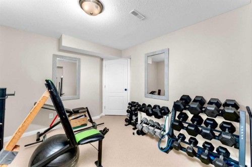 199 Adams Close, Red Deer, AB - Indoor Photo Showing Gym Room