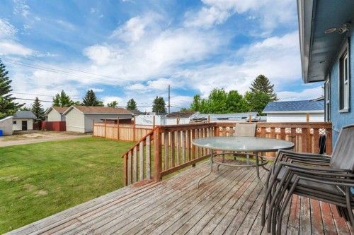 5012 62 Avenue, Ponoka, AB - Outdoor With Deck Patio Veranda