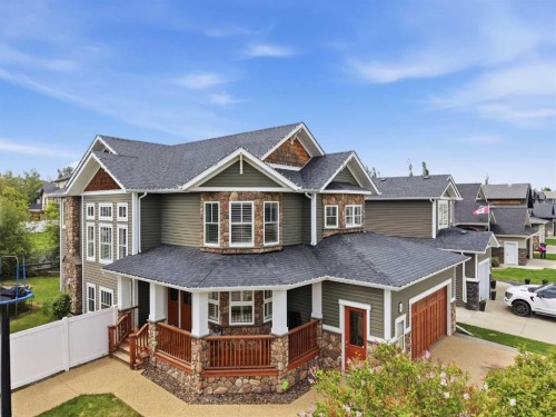 1 Rosewood Rise, Sylvan Lake, AB - Outdoor With Deck Patio Veranda