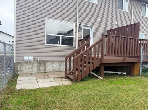 45 Winston Place, Blackfalds, AB - Outdoor With Deck Patio Veranda With Exterior