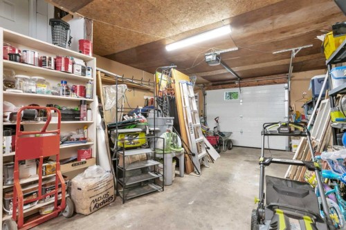 4520 36 Avenue, Ponoka, AB - Indoor Photo Showing Garage
