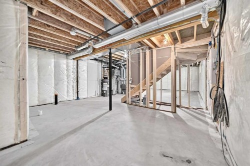 14 Napoleon Meadows Way, Innisfail, AB - Indoor Photo Showing Basement