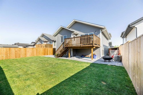 4761 Aspen Lakes Boulevard, Blackfalds, AB - Outdoor With Deck Patio Veranda