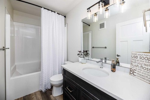4761 Aspen Lakes Boulevard, Blackfalds, AB - Indoor Photo Showing Bathroom