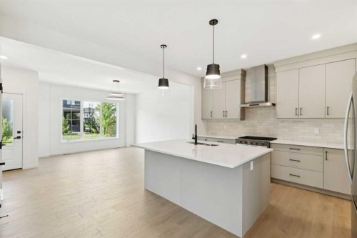 78 Alpine Common Sw, Calgary, AB - Indoor Photo Showing Kitchen With Upgraded Kitchen
