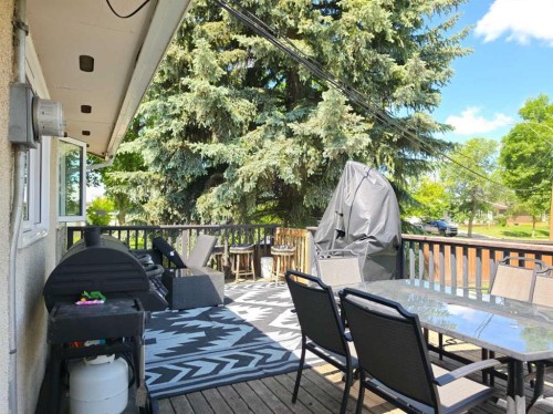 6014 44 Avenue, Camrose, AB - Outdoor With Deck Patio Veranda