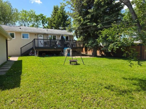 6014 44 Avenue, Camrose, AB - Outdoor With Deck Patio Veranda