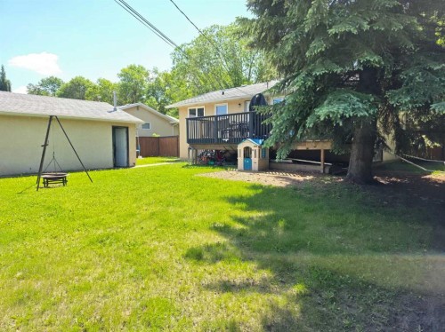 6014 44 Avenue, Camrose, AB - Outdoor With Deck Patio Veranda