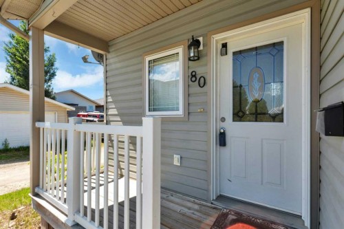 80 Hinshaw Drive, Sylvan Lake, AB - Outdoor With Deck Patio Veranda With Exterior