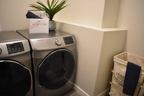 12 Vanson Close, Sylvan Lake, AB - Indoor Photo Showing Laundry Room