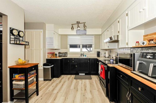 5102 54 Avenue, Camrose, AB - Indoor Photo Showing Kitchen With Double Sink