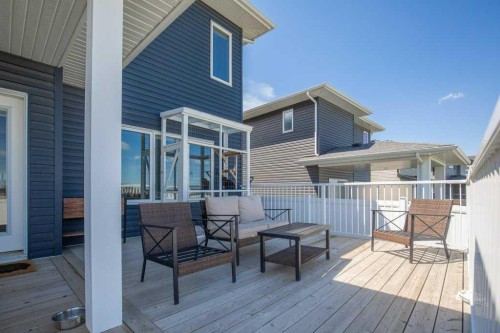 4185 Ryders Ridge Boulevard, Sylvan Lake, AB - Outdoor With Deck Patio Veranda With Exterior