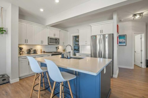 4185 Ryders Ridge Boulevard, Sylvan Lake, AB - Indoor Photo Showing Kitchen With Upgraded Kitchen