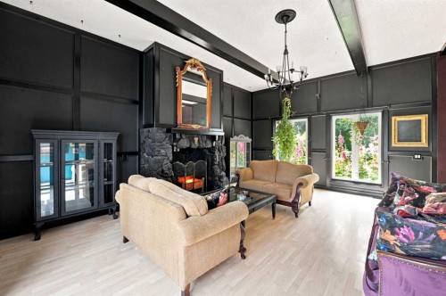 204 Birkett Street, Bittern Lake, AB - Indoor With Fireplace