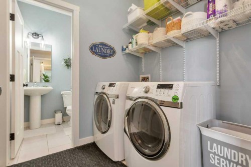 14 Mckay Boulevard, Blackfalds, AB - Indoor Photo Showing Laundry Room