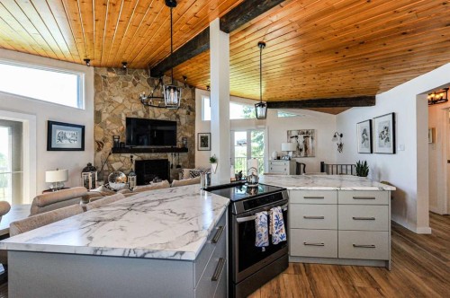 48012 195 Range, Rural Camrose County, AB - Indoor Photo Showing Kitchen