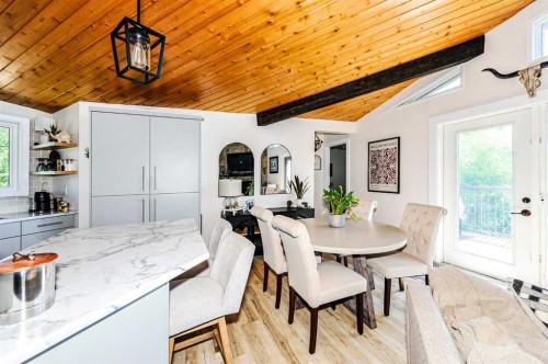 48012 195 Range, Rural Camrose County, AB - Indoor Photo Showing Dining Room