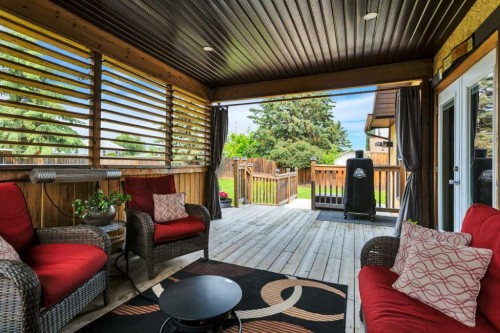 5108 49 Street, Clive, AB - Outdoor With Deck Patio Veranda With Exterior
