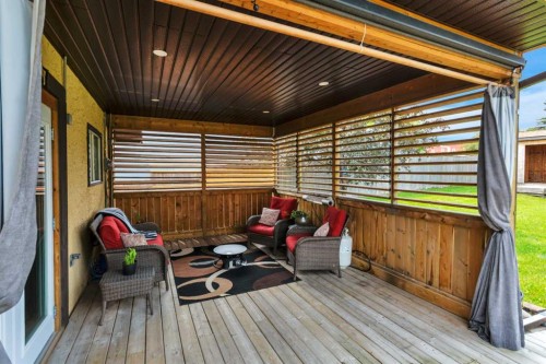 5108 49 Street, Clive, AB - Outdoor With Deck Patio Veranda With Exterior